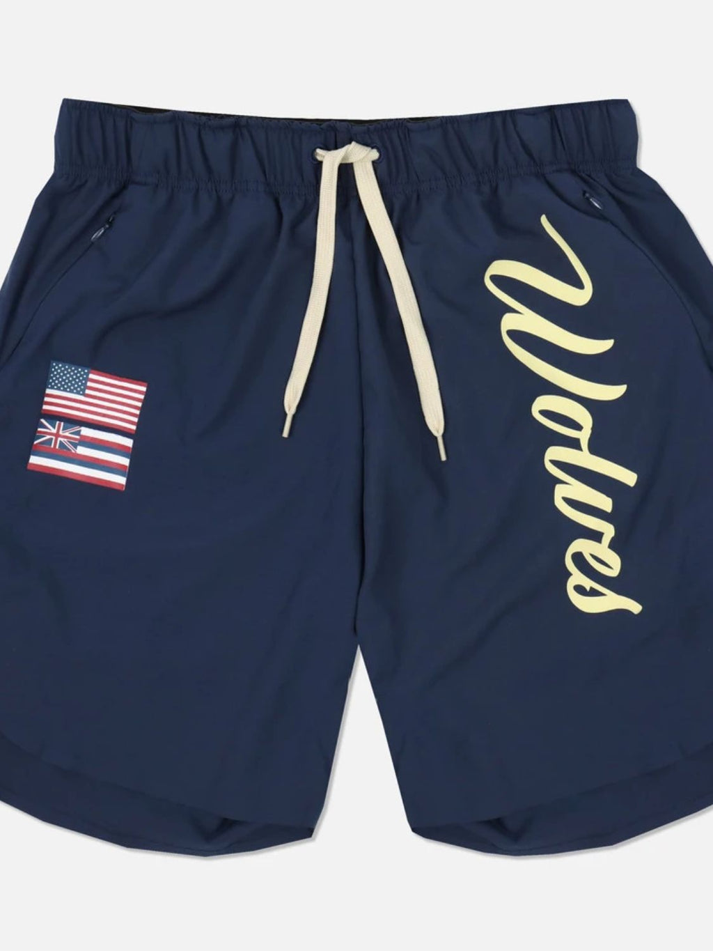 Men's Plus Size Drawstring US Flag Active Shorts