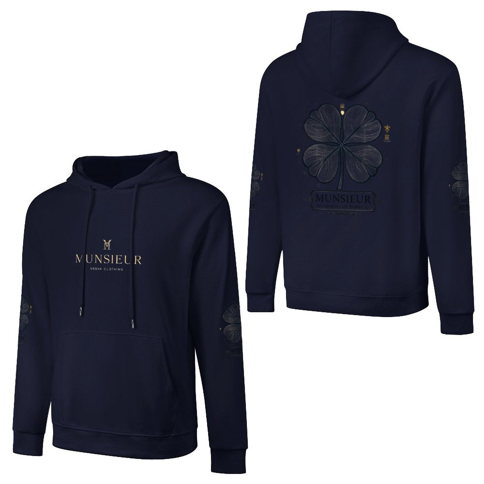 St. Patrick's Day Collection Cotton Men's Alchemist Hoodie with Pocket
