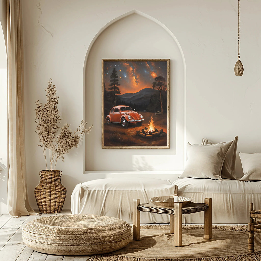 1967 Love Bug Classic - Camp Edition | Poster Canvas