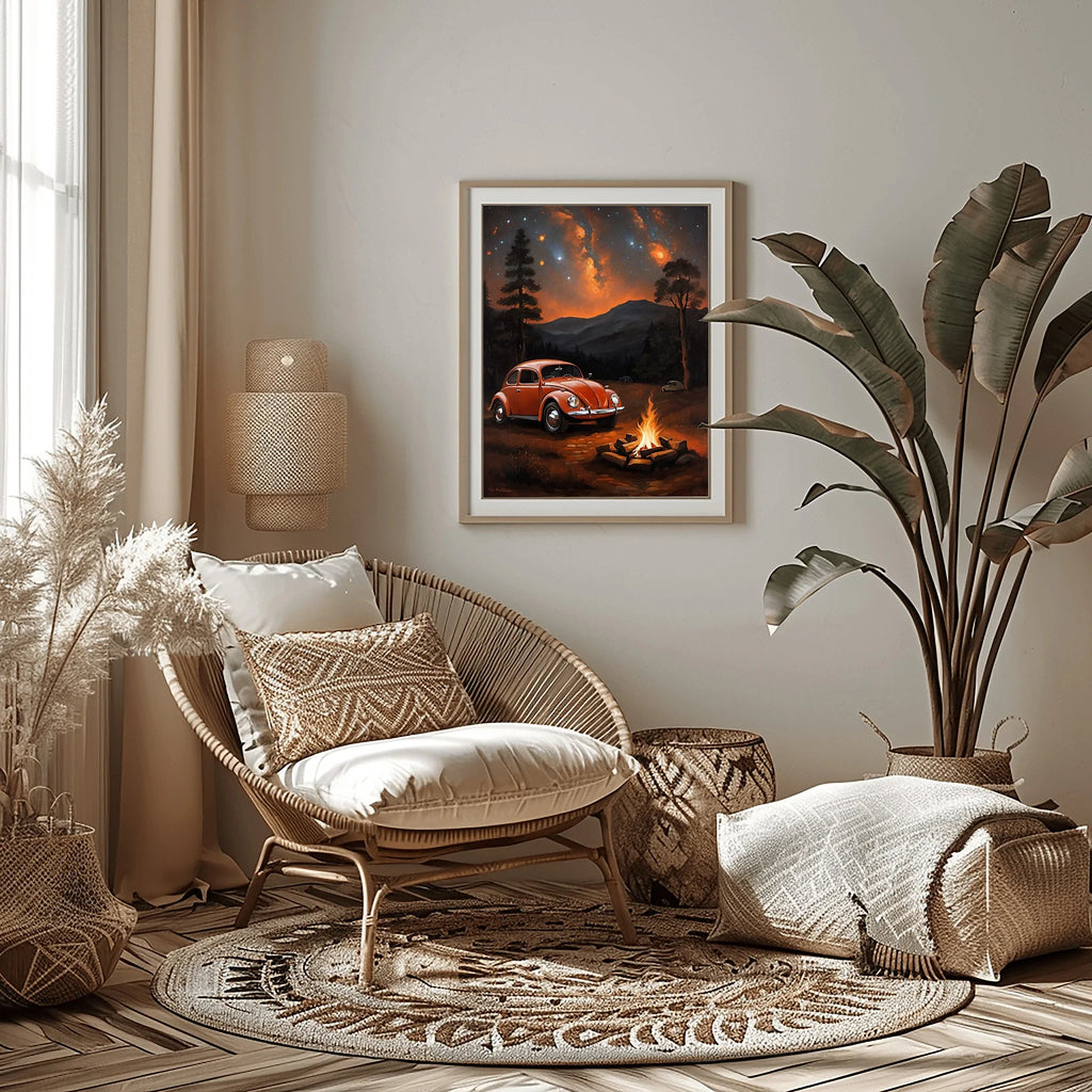 1967 Love Bug Classic - Camp Edition | Poster Canvas