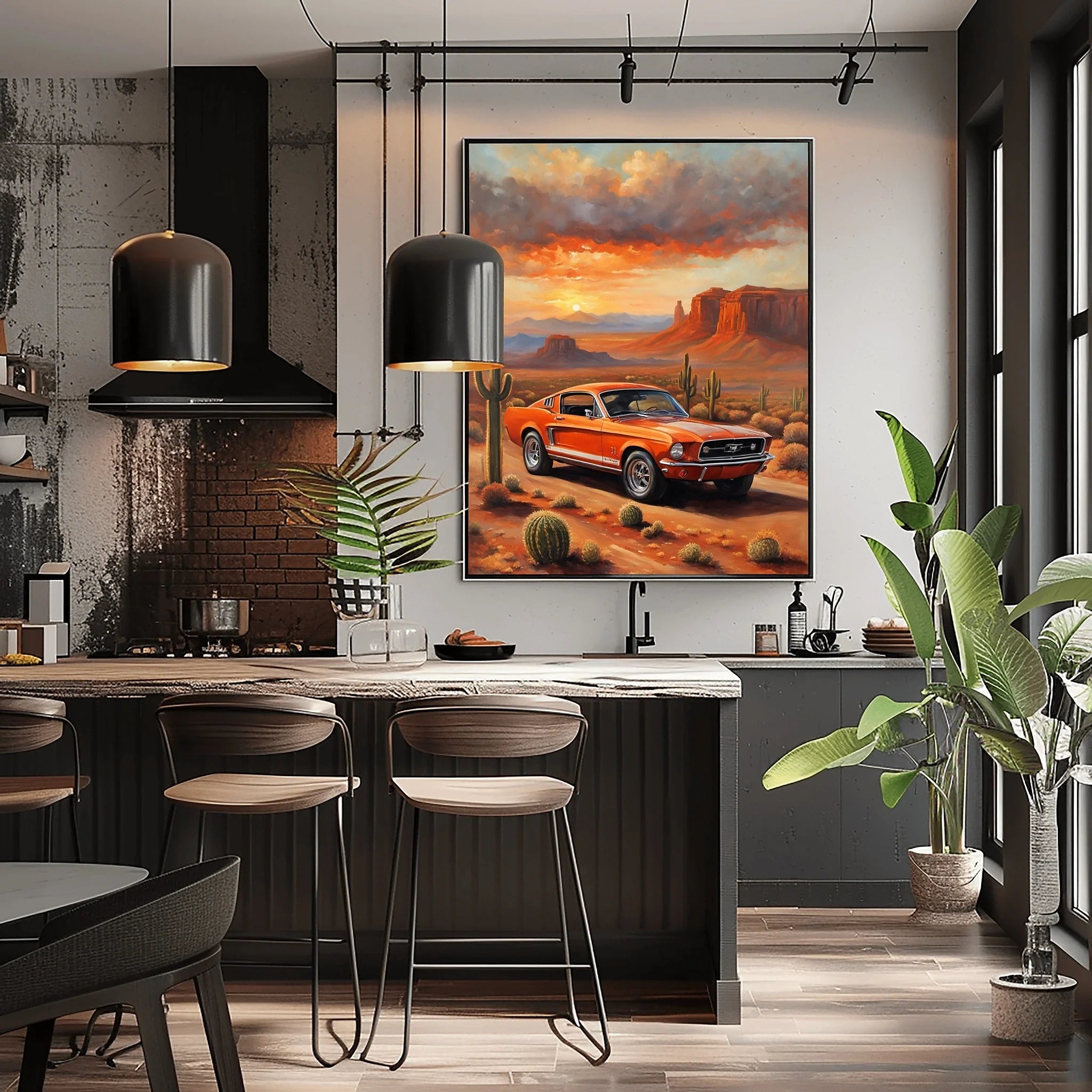 1967 Fastback Legends - Desert Monument Edition | Poster - Canvas - Framed Canvas