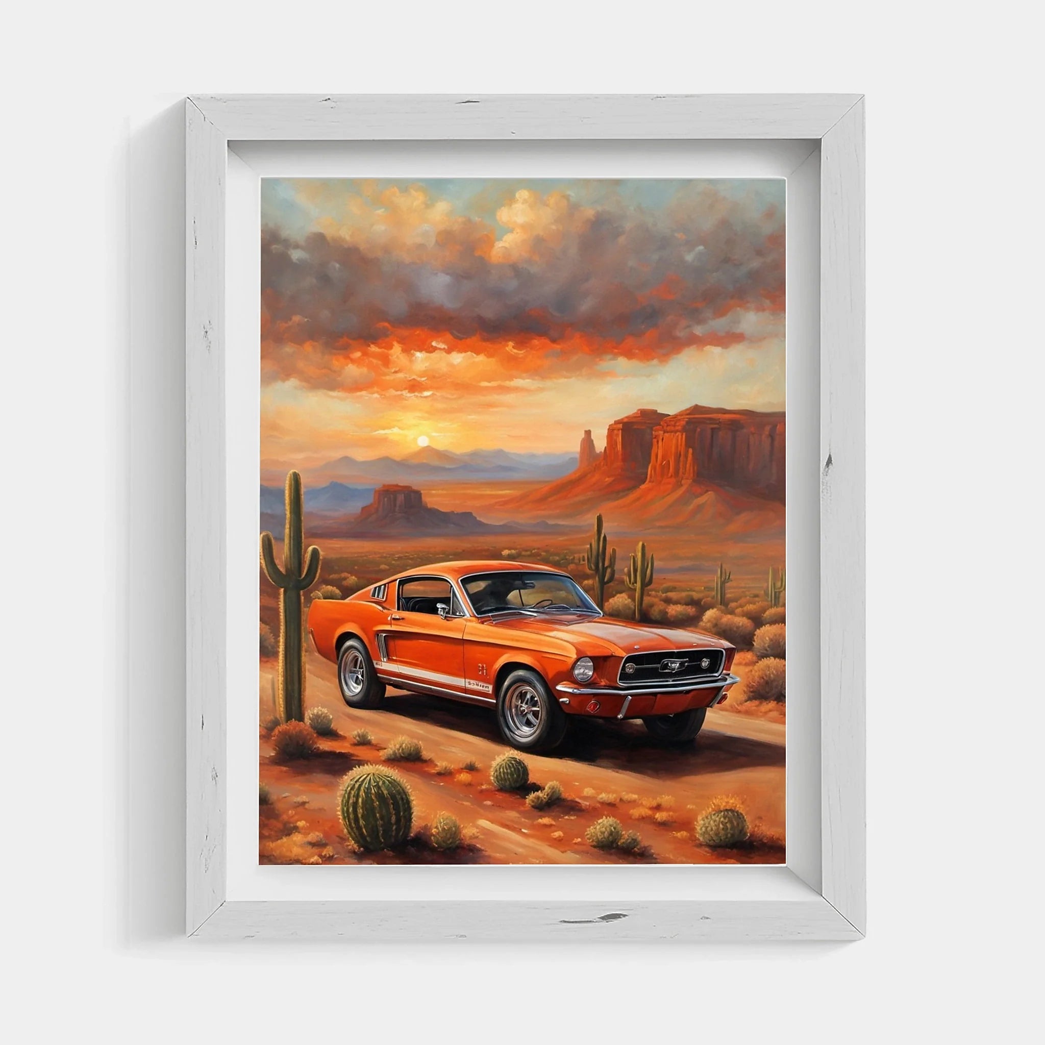 1967 Fastback Legends - Desert Monument Edition | Poster - Canvas - Framed Canvas