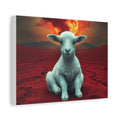 Surreal Sheep Canvas Art, Modern Wall Decor, Home Office Art, Gift for Animal Lovers, Unique Artwork
