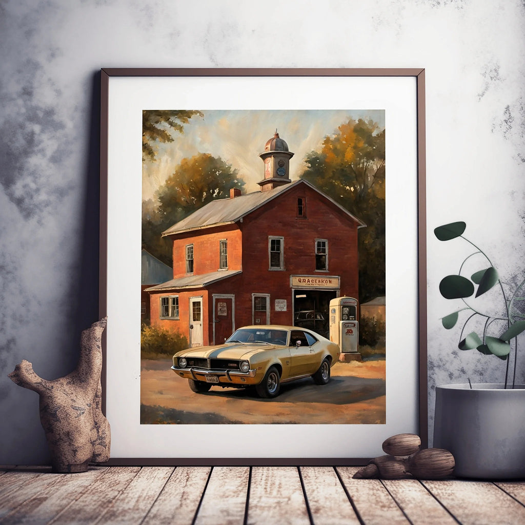 1968 AMC Javelin Spirit - Garage Edition | Poster Canvas