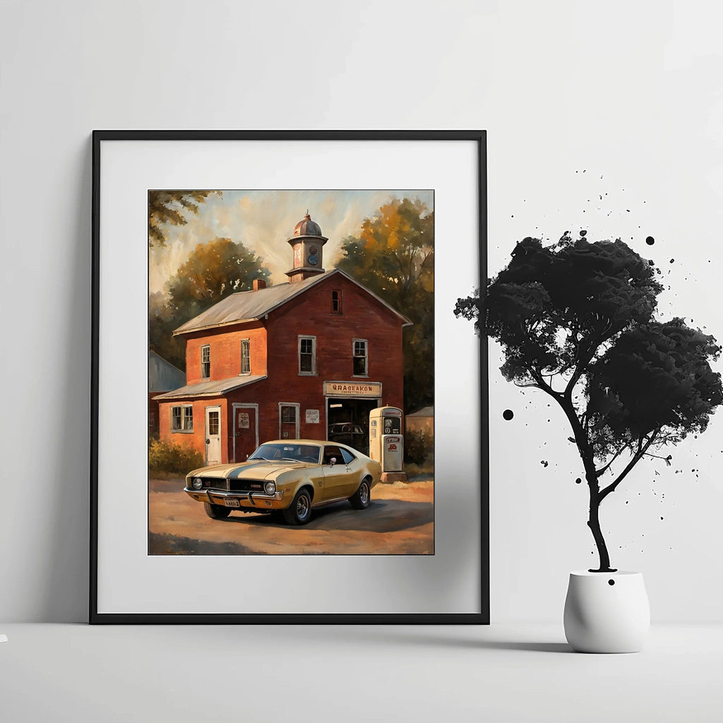 1968 AMC Javelin Spirit - Garage Edition | Poster Canvas