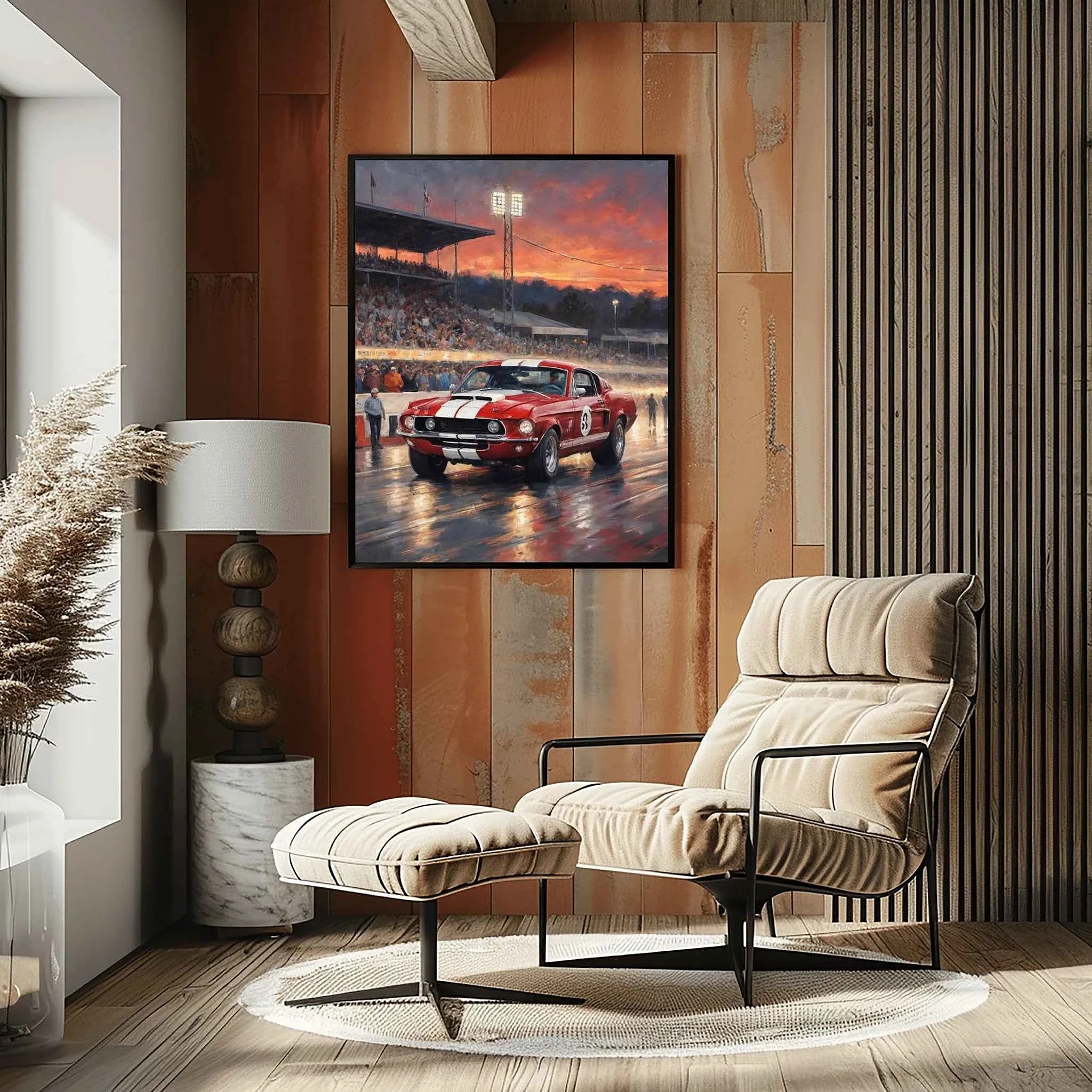 1968 Shelby Muscle Icon - Night Edition | Poster Canvas
