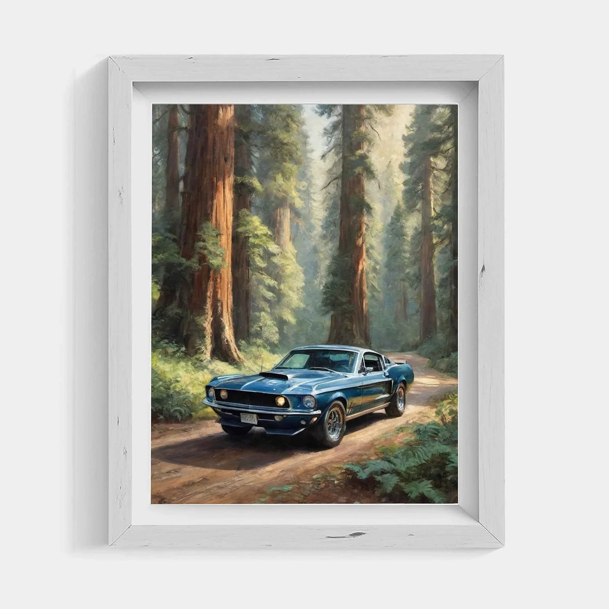 1968 Shelby Muscle Icon - Redwood Edition | Poster Canvas