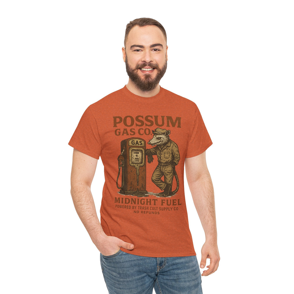 Possum Gas Co. Vintage Feral Mechanic Shirt – Trash Cult Supply Co. – Gildan 5000