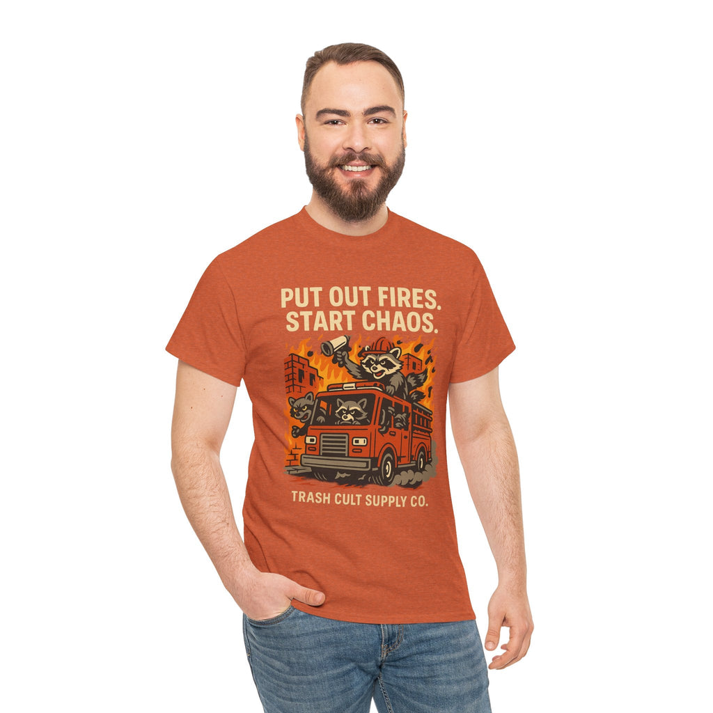Put Out Fires Start Chaos Unisex Heavy Cotton Tee | Funny Firefighter Shirt | Casual Wear | Gift for Firefighter Lovers, Firefighter [...]