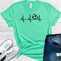 Soccer Heartbeat Graphic Tee