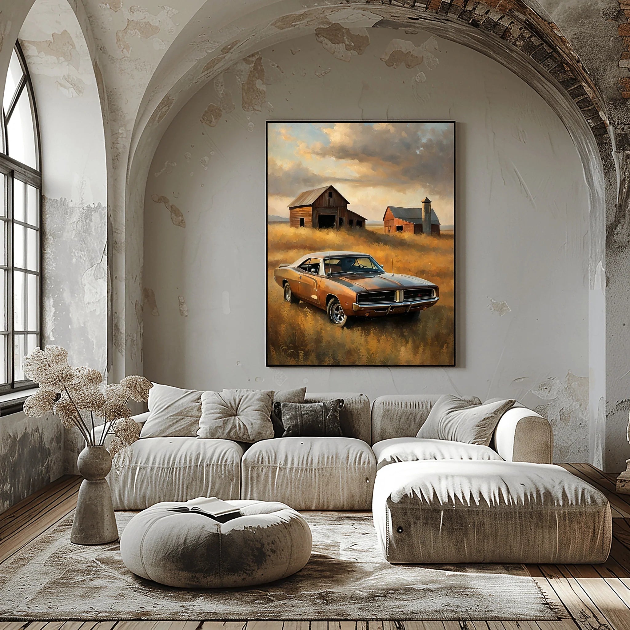 1969 RT Charger Power - Barn Edition | Poster Canvas