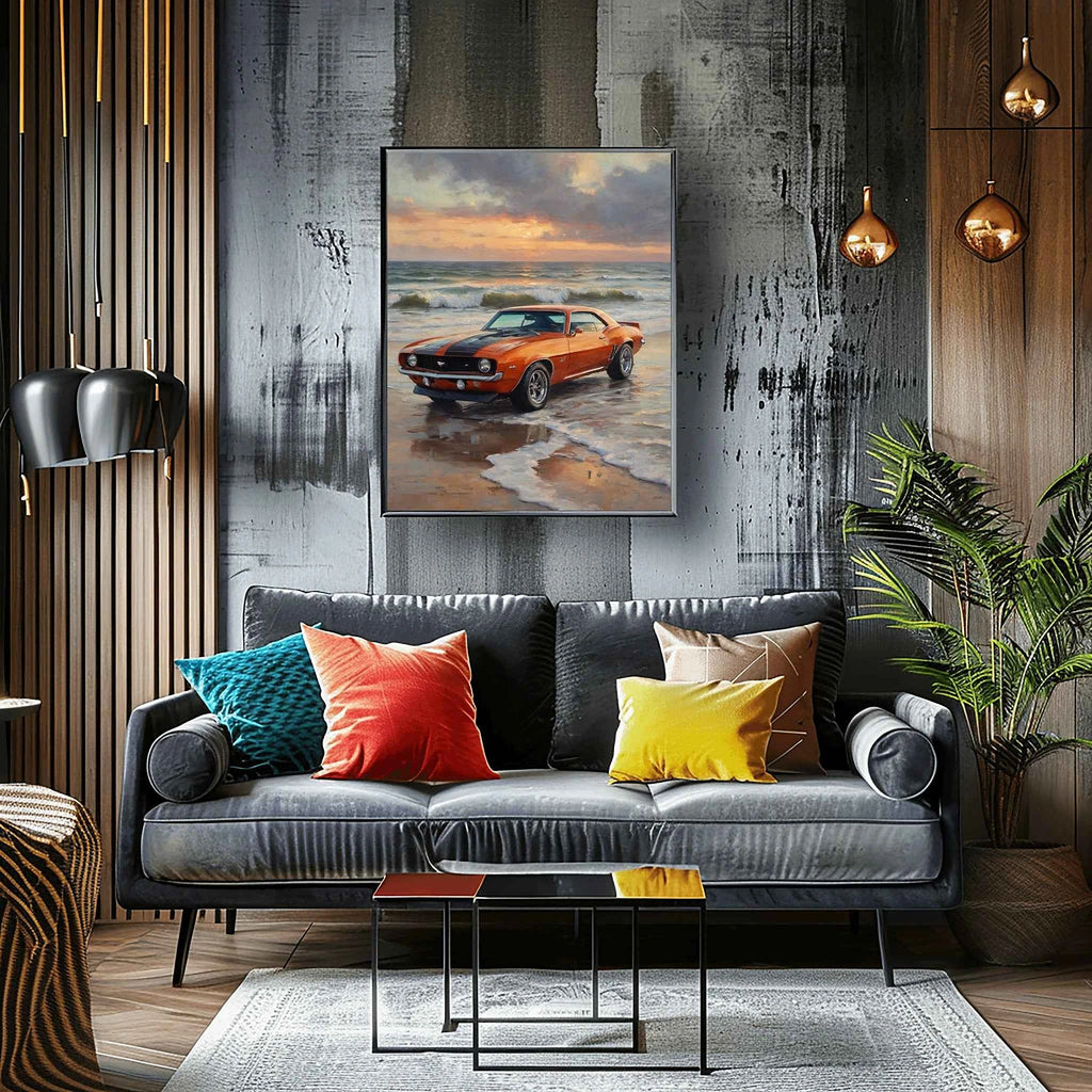 1969 Z28 Power Edition - Coastal Edition | Poster Canvas