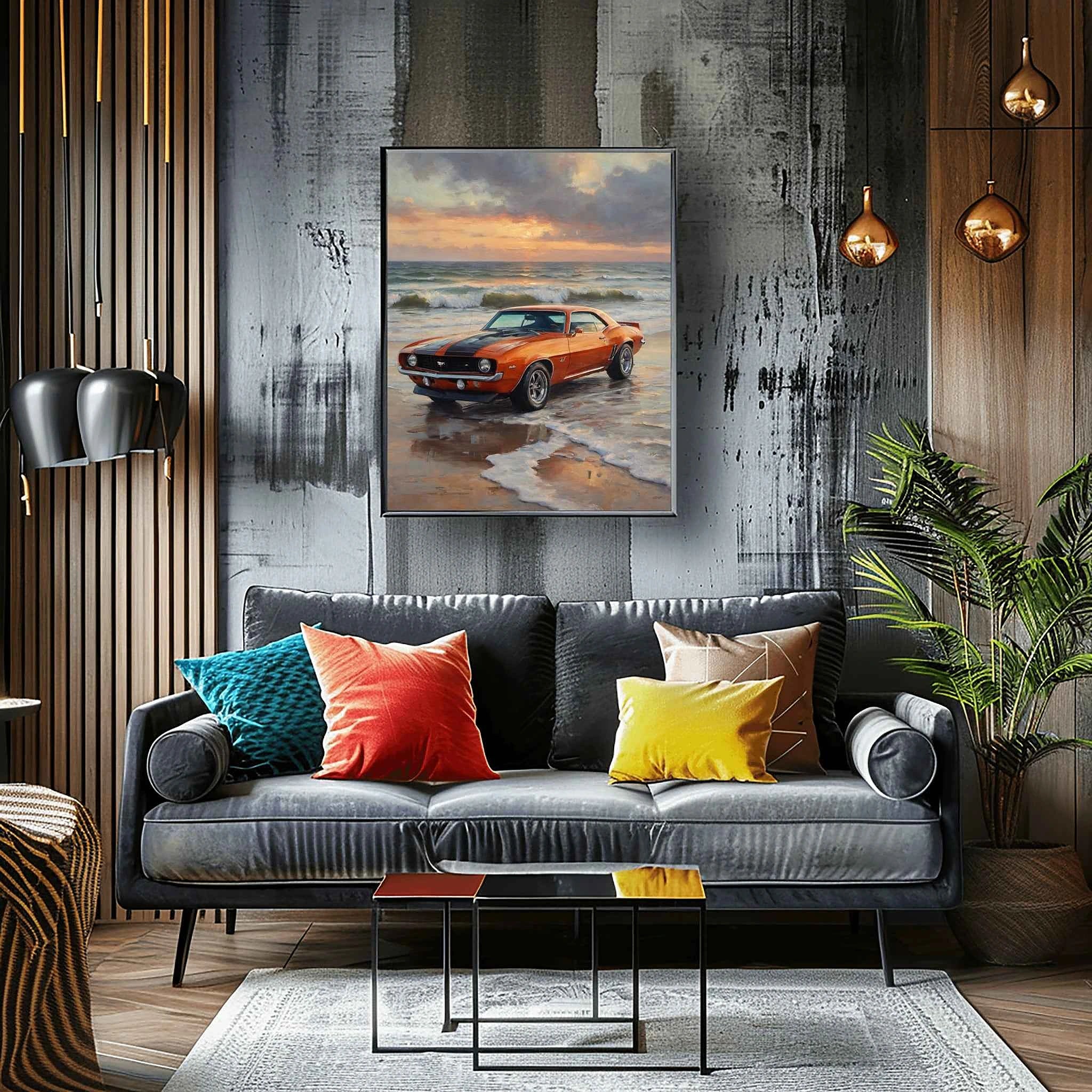 1969 Z28 Power Edition - Coastal Edition | Poster Canvas