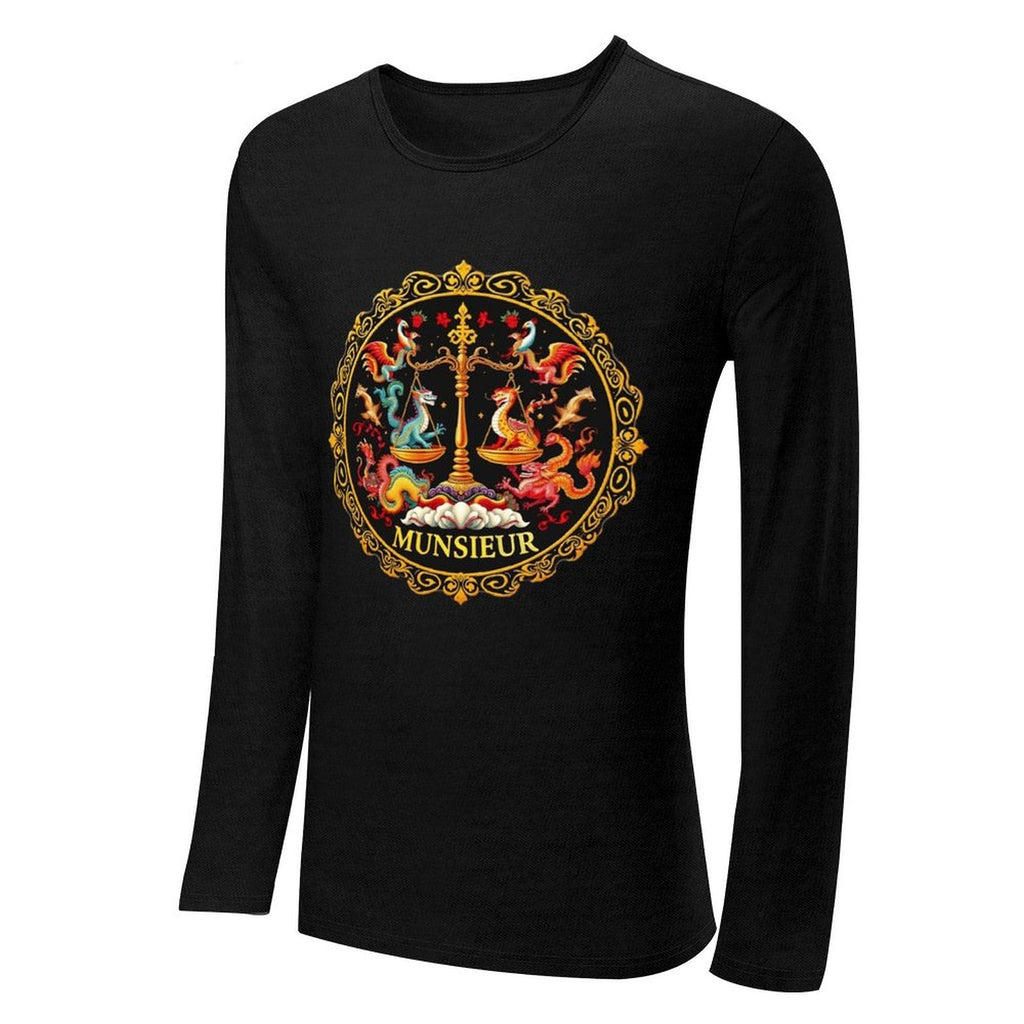 Munsieur Long Sleeve Tee for Men: Versatile, Timeless, and Always On Point