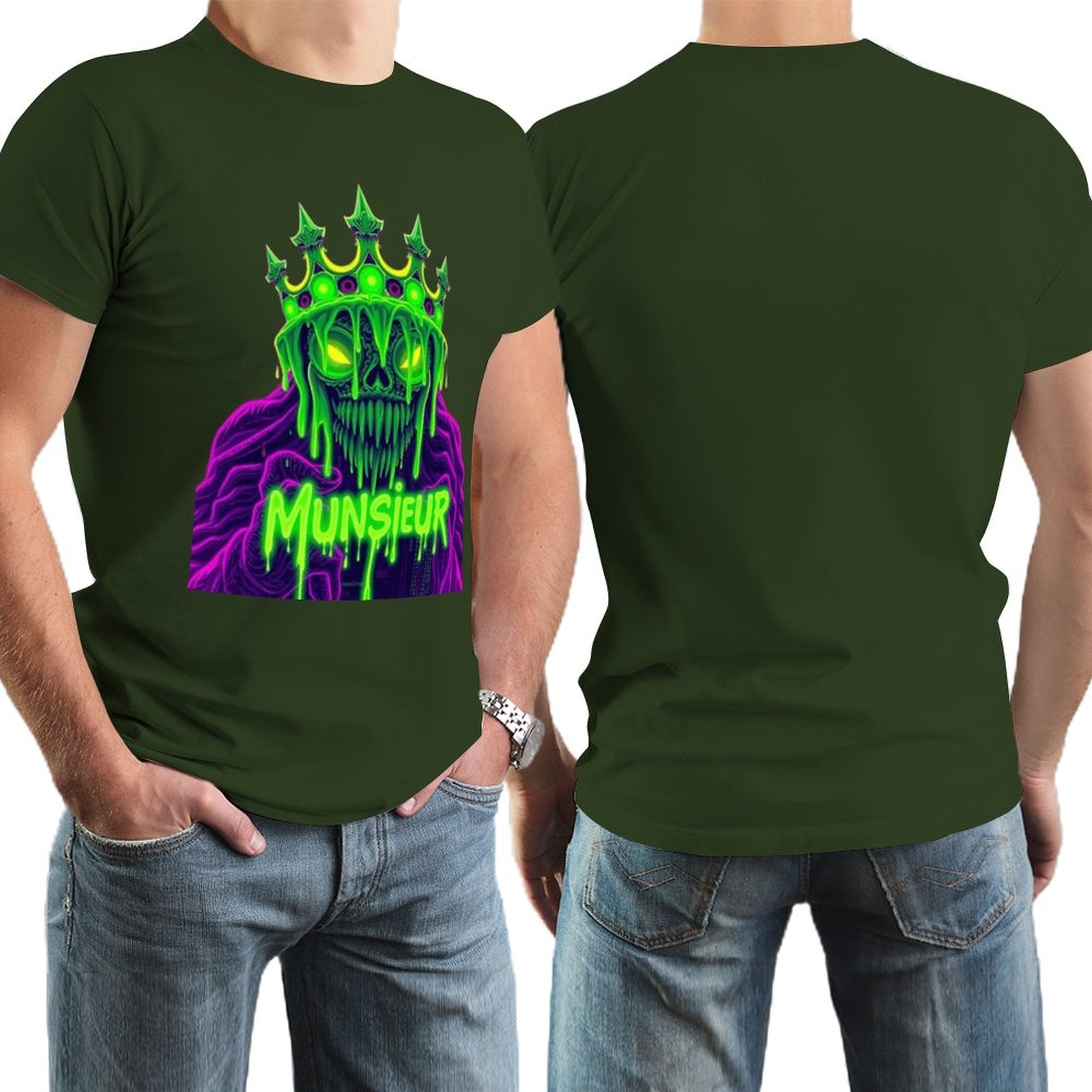 Munsieur Halloween Collection for Men Emerald Isle II Streetwear Tee