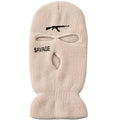 Three-hole Hat Knitted Hat Mask