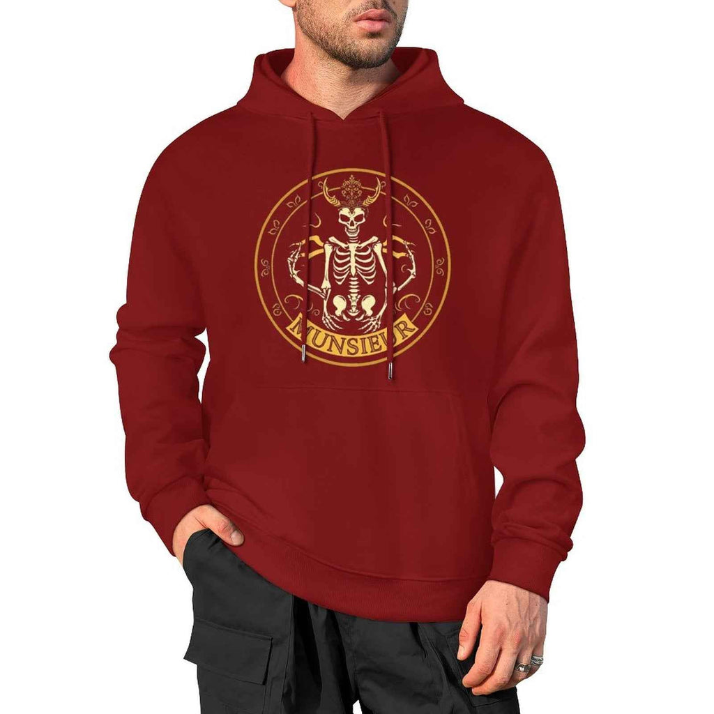 Shadow Reaper Hoodie - Luxe Skull Embroidery Gothic Streetwear