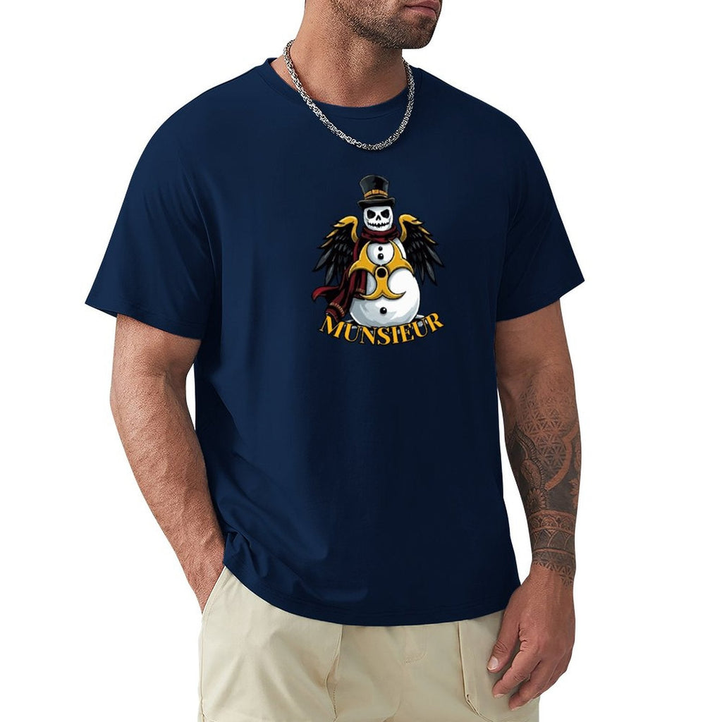 Men's Munsieur Christmas Tee Design "Atomic Snow"