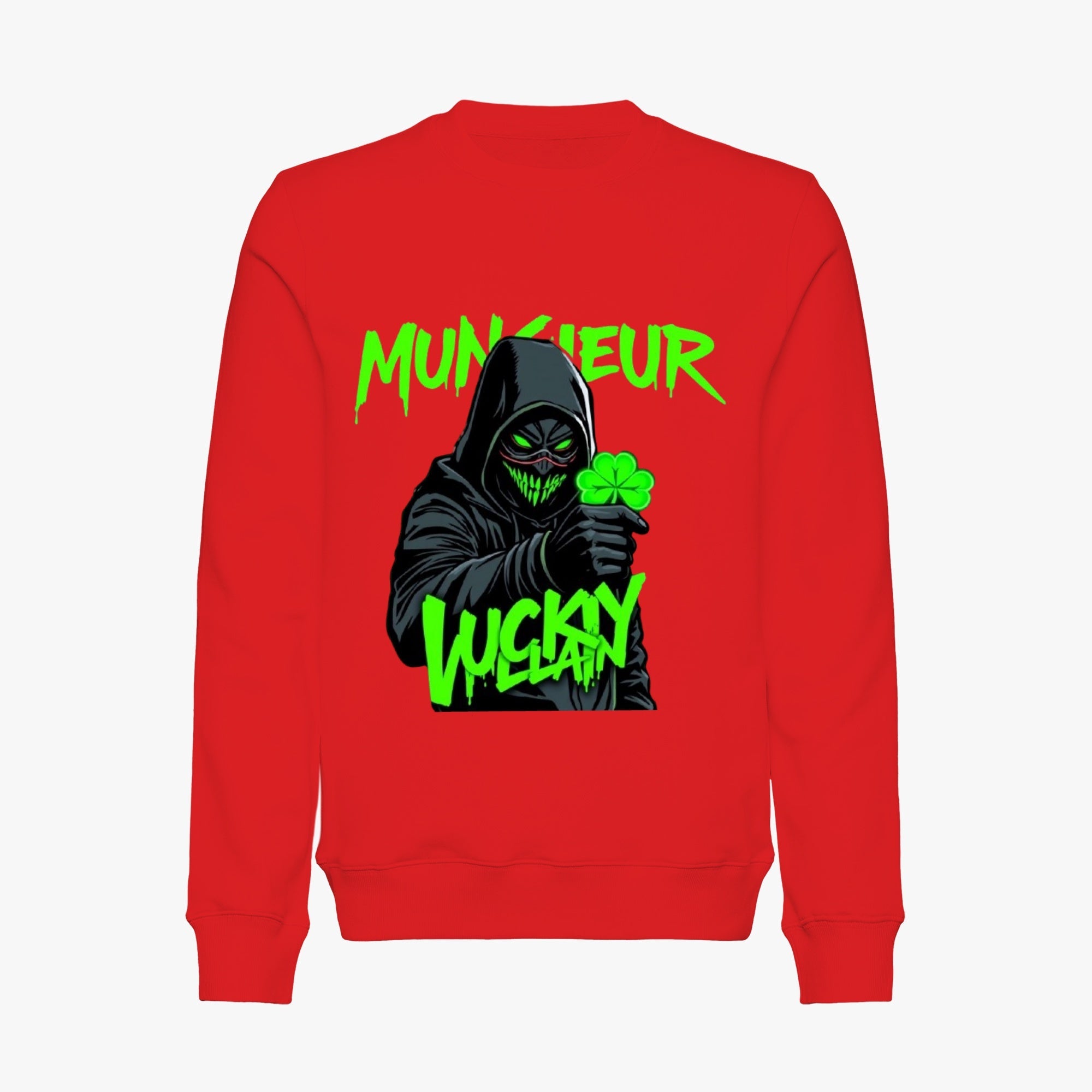 St. Patrick's Day Collection Munsieur Unisex Clover Gang 🍀 Crewneck Hoodie Sweater
