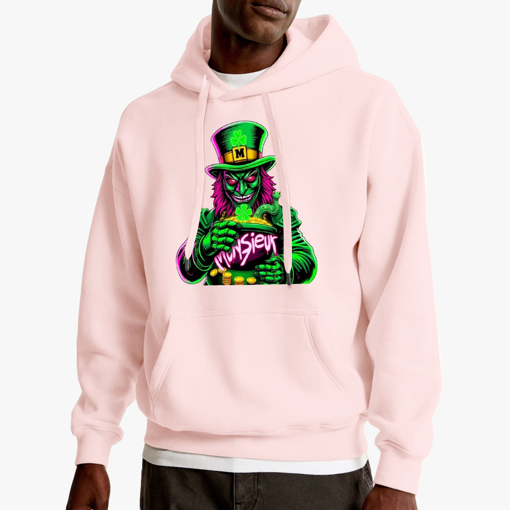 St. Patrick's Day Collection Munsieur Leprechaun Mafia Unisex Premium Pullover Hoodie Sweater