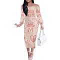 MUNSIEUR Valentine's Long Sleeve Dress - Romantic Gothic Luxury Streetwear