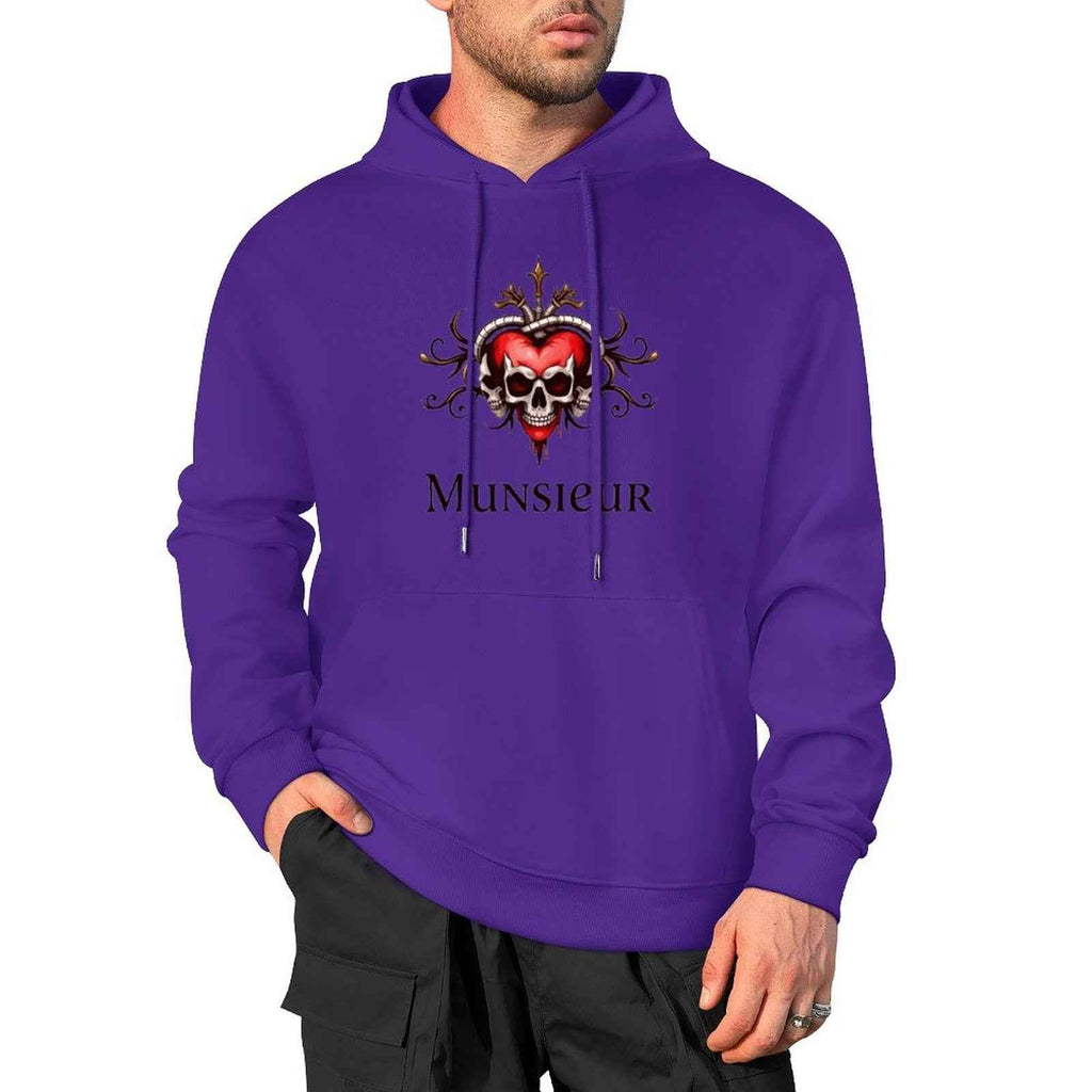 Deadly Love Hoodie | Heart Skull Gothic Streetwear | MUNSIEUR