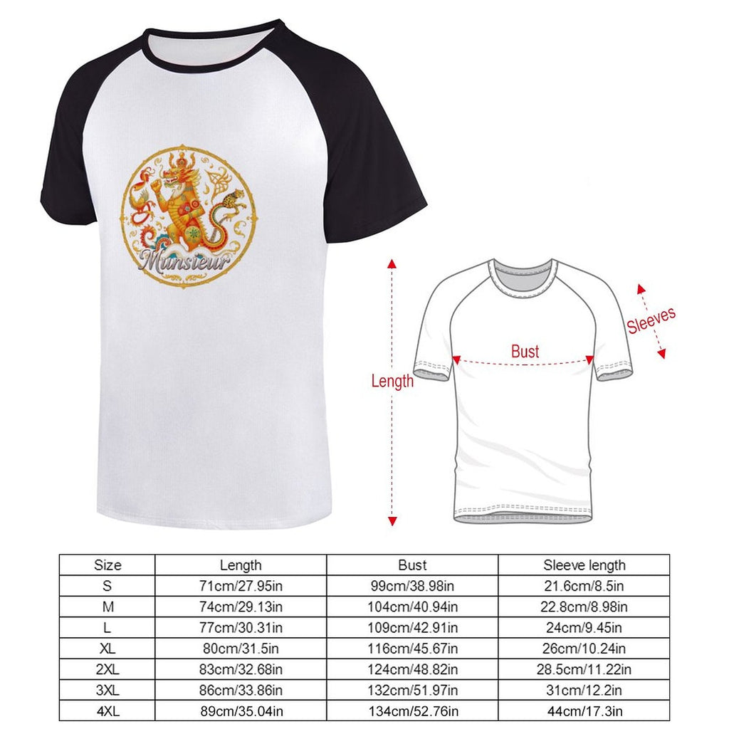 MUNSIEUR Classic Tee - Timeless Luxury for Men