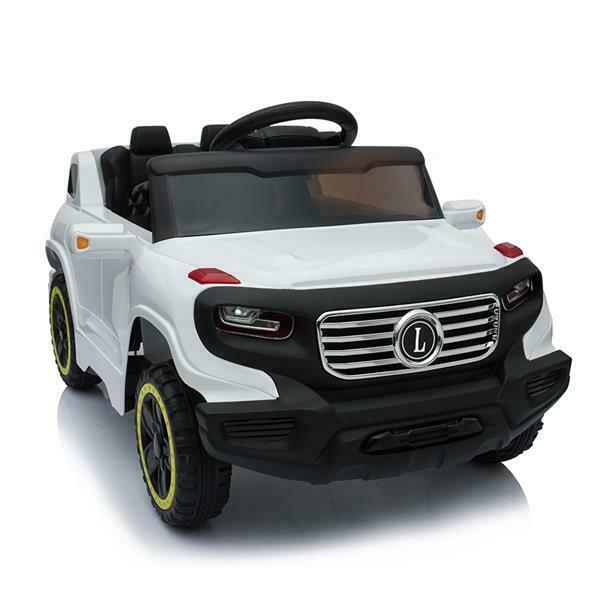 6V Battery-Powered Ride-On Car with Music, Lights, Remote Control, and Safety Features for Kids