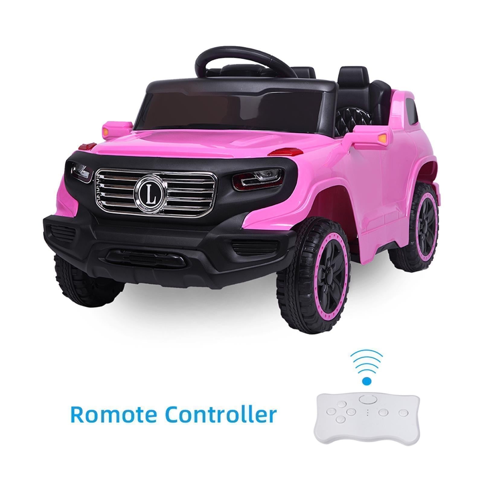 6V Electric Kids Ride On Car Truck Toy with Remote Control - Suitable for 3 to 8 Year Olds