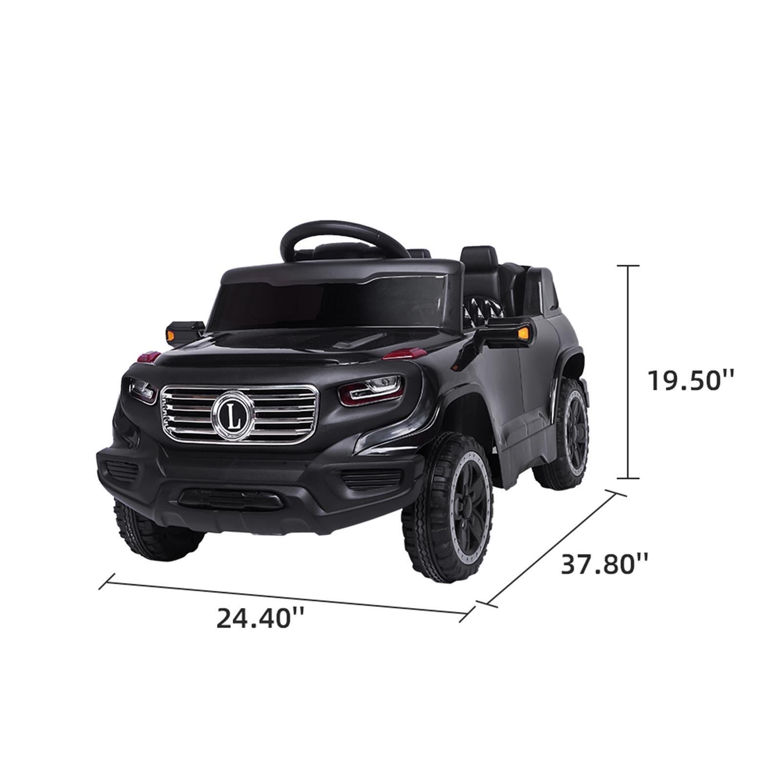 6V Electric Ride-On Car for Kids with MP3, Lights, and Remote Control - 3 Modes