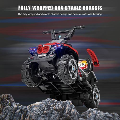 6V Kids Quad ATV Electric Vehicle Toy Car for 2-4 Years Old