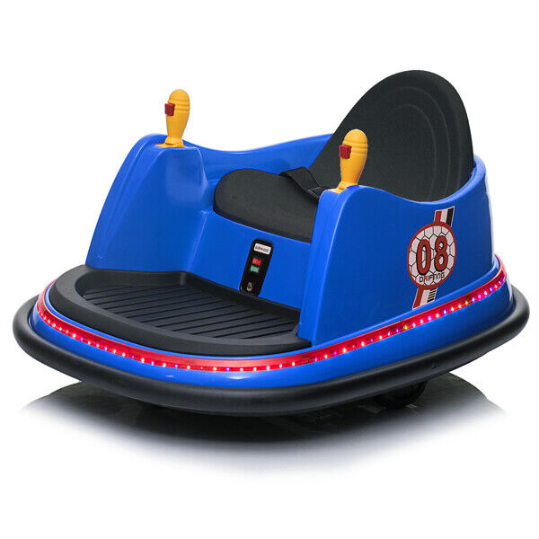 6V Pink Bumper Car with 7A.h Battery - Fun Ride for Kids!