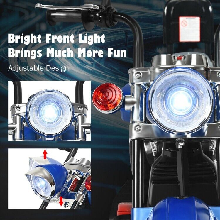 6V Toddler Electric Motorbike with Horn & Headlights - Perfect for Indoor and Outdoor Play!