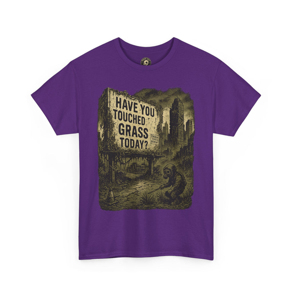 Post-Apocalyptic "Have You Touched Grass Today?" Shirt – Trash Cult Supply Co.