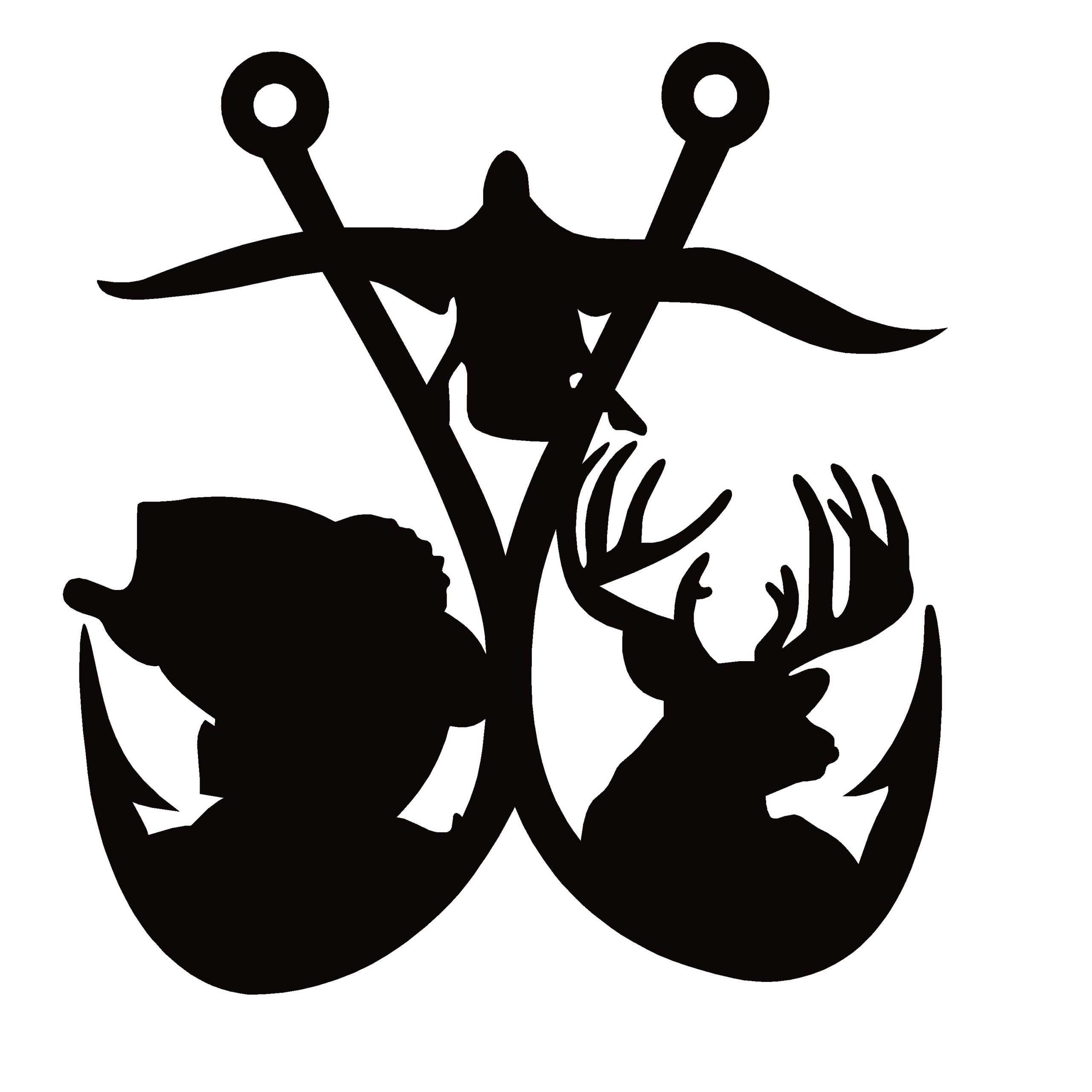 Bass Buck Duck Sticker – Hunting & Fishing Combo Vinyl Decal 7086