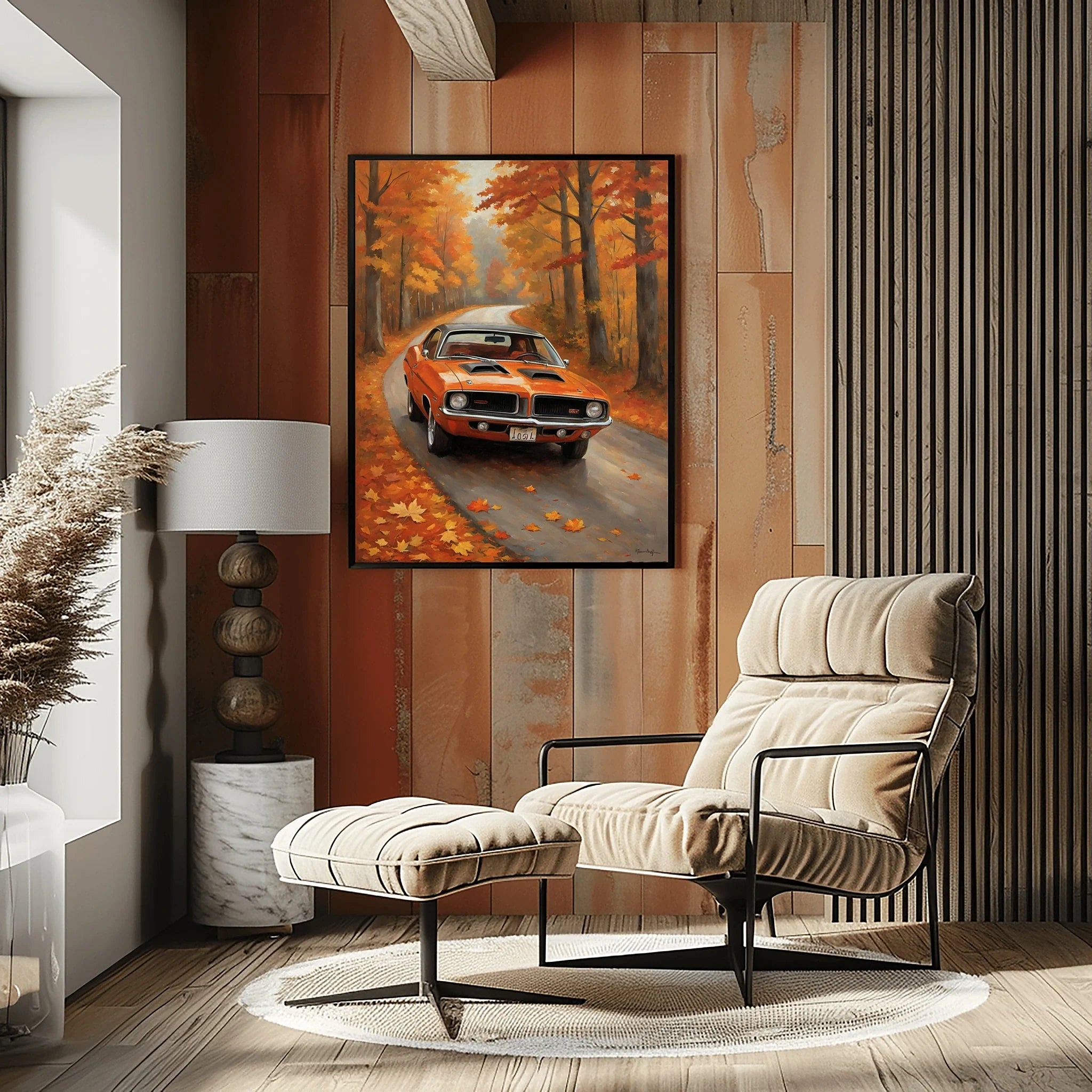 1970 Cuda High-Impact Era - Forest Edition | Poster Canvas