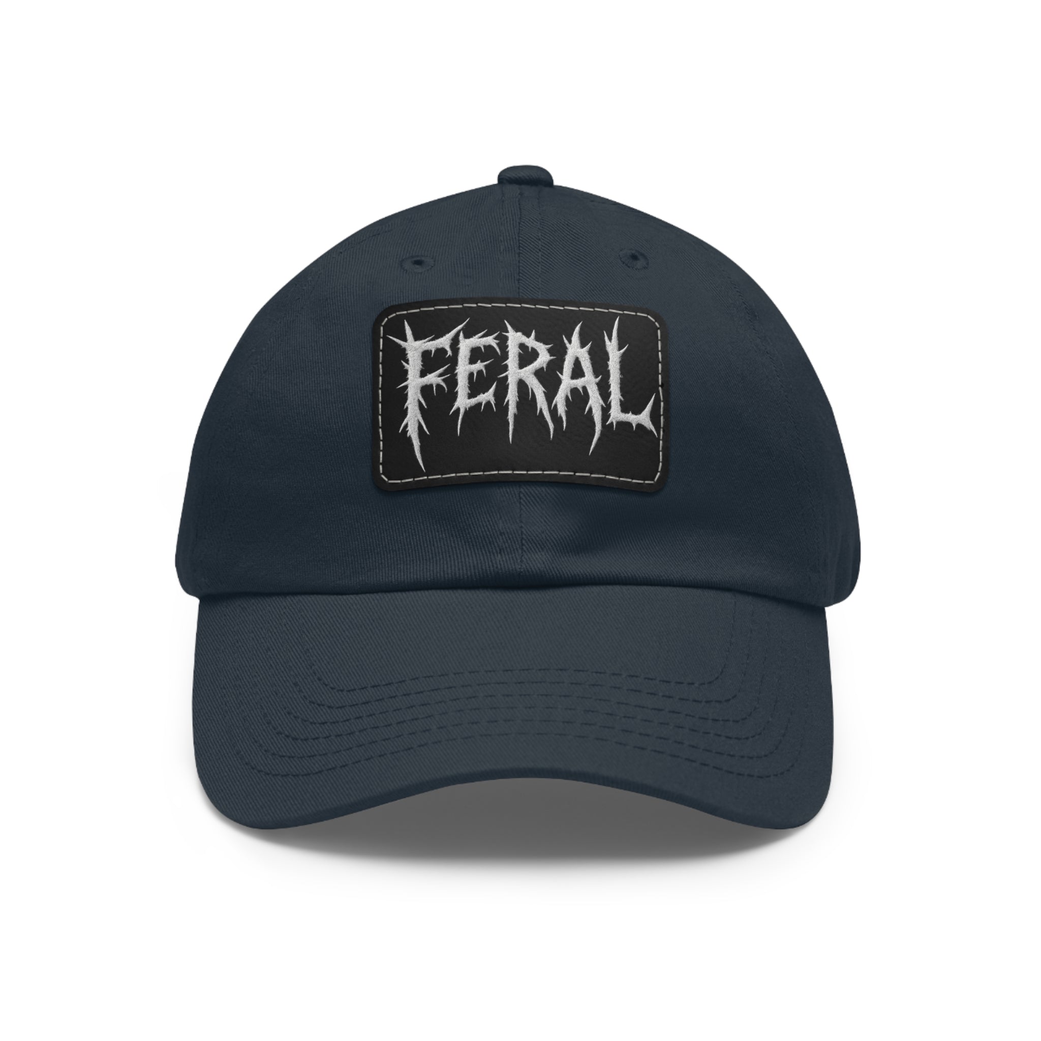 FERAL Embroidered Leather Patch Hat – Trash Cult Supply Co.