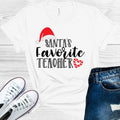 Santa's Favorite Teacher Graphic Tee