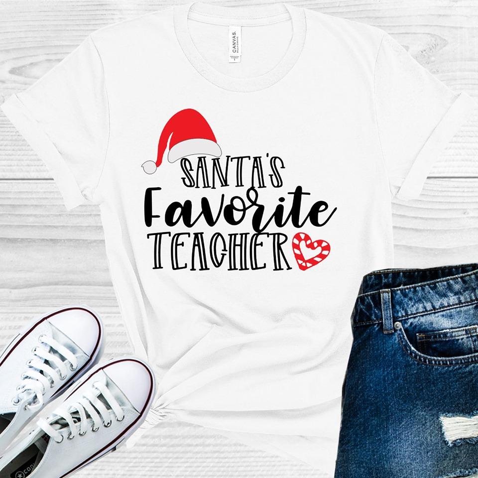 Santa's Favorite Teacher Graphic Tee
