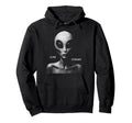 Alien Ufo Extraterrestrial 90S Hoodie - Minimalist Print for Adults