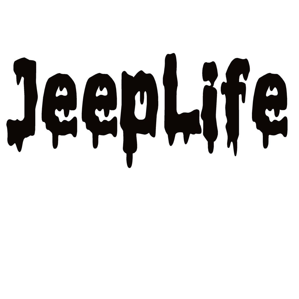 Jeep Life Window Decal -Jeep Life Window Sticker - 7173