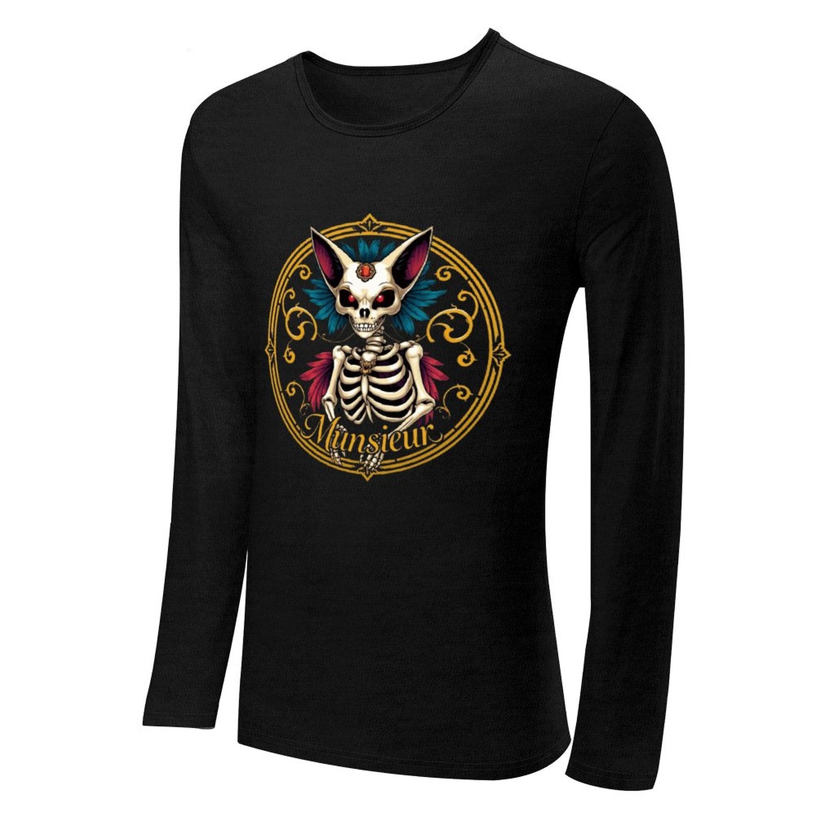 Munsieur Long Sleeve Tee for Men: Effortless Style, Premium Comfort