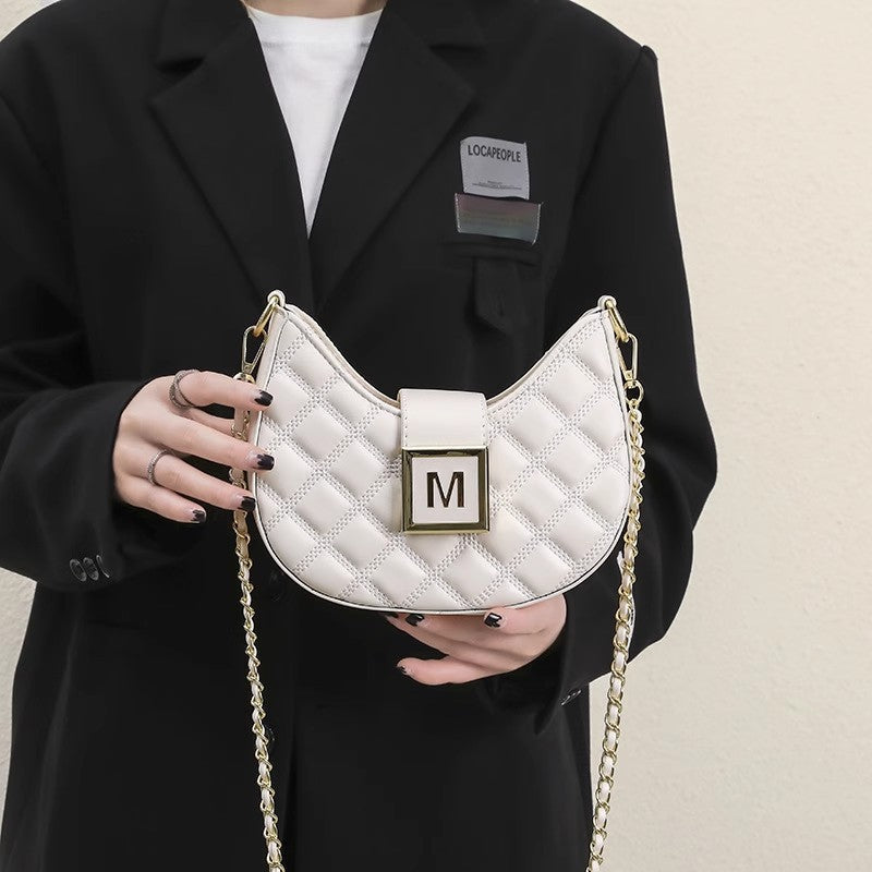 Women's Rhombus Chain Bag - Fashion Shoulder Underarm Messenger Bag