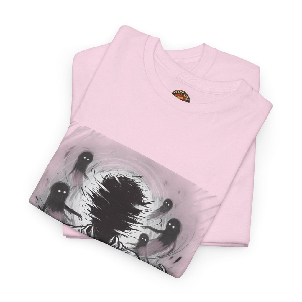 Xian Allen x Trash Cult Shirt – “Don’t Let Them In” | Ghost Spiral Emotional Horror Tee