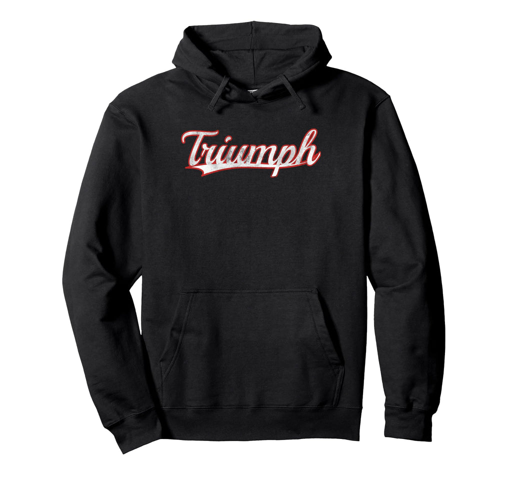 Triumph Victory Success Varsity Hoodie - Minimalist Print for Adults