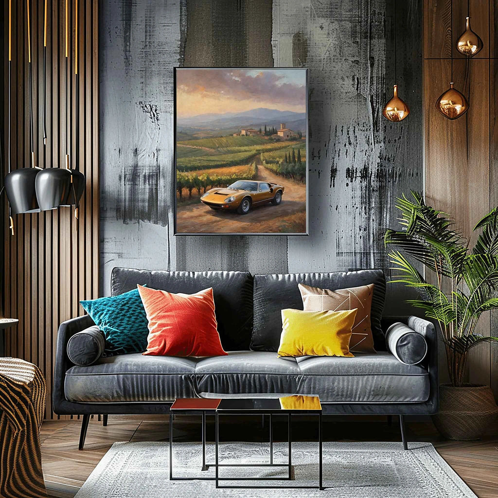 1971 Italian Wedge - Tuscany Edition | Poster Canvas
