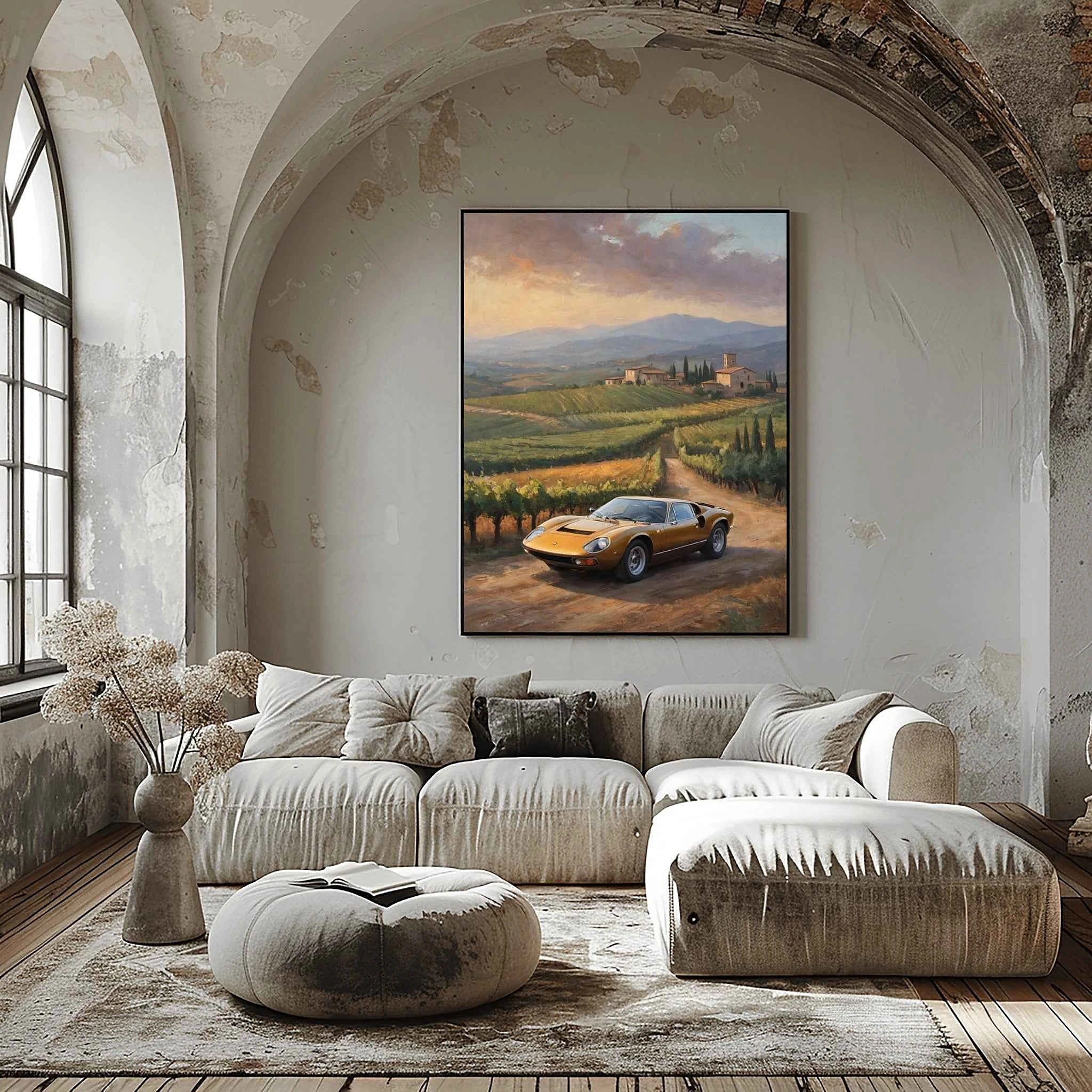 1971 Italian Wedge - Tuscany Edition | Poster Canvas