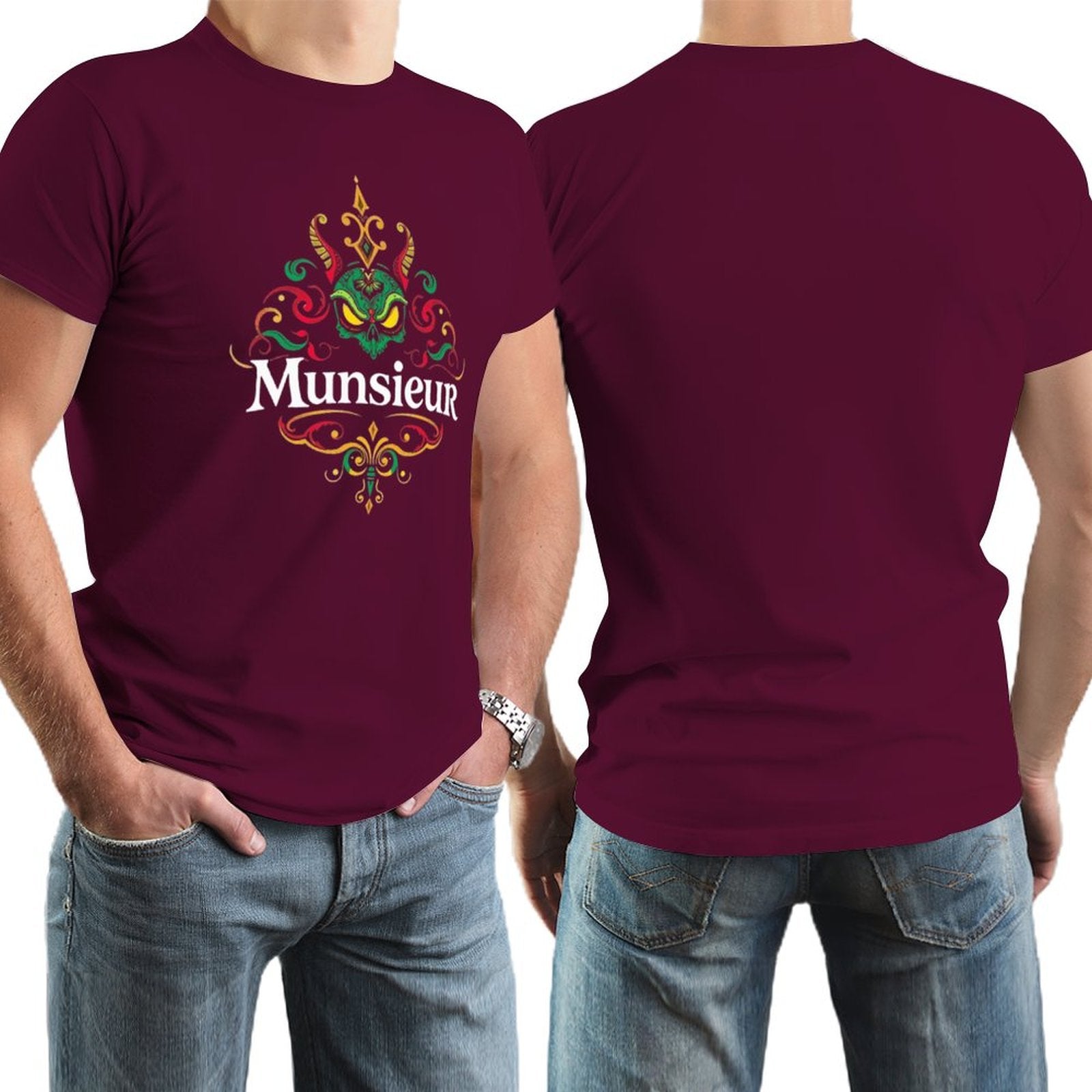 Munsieur Halloween Tee for Men "Big Jin" Streetwear