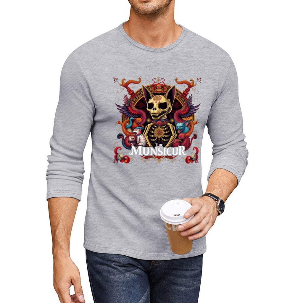 Munsieur Long Sleeve Tee for Men: Lightweight Feel with a Premium Look