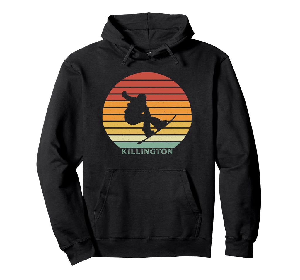 Killington Vermont Snowboard Sunset Hoodie - Custom Art Print Unisex